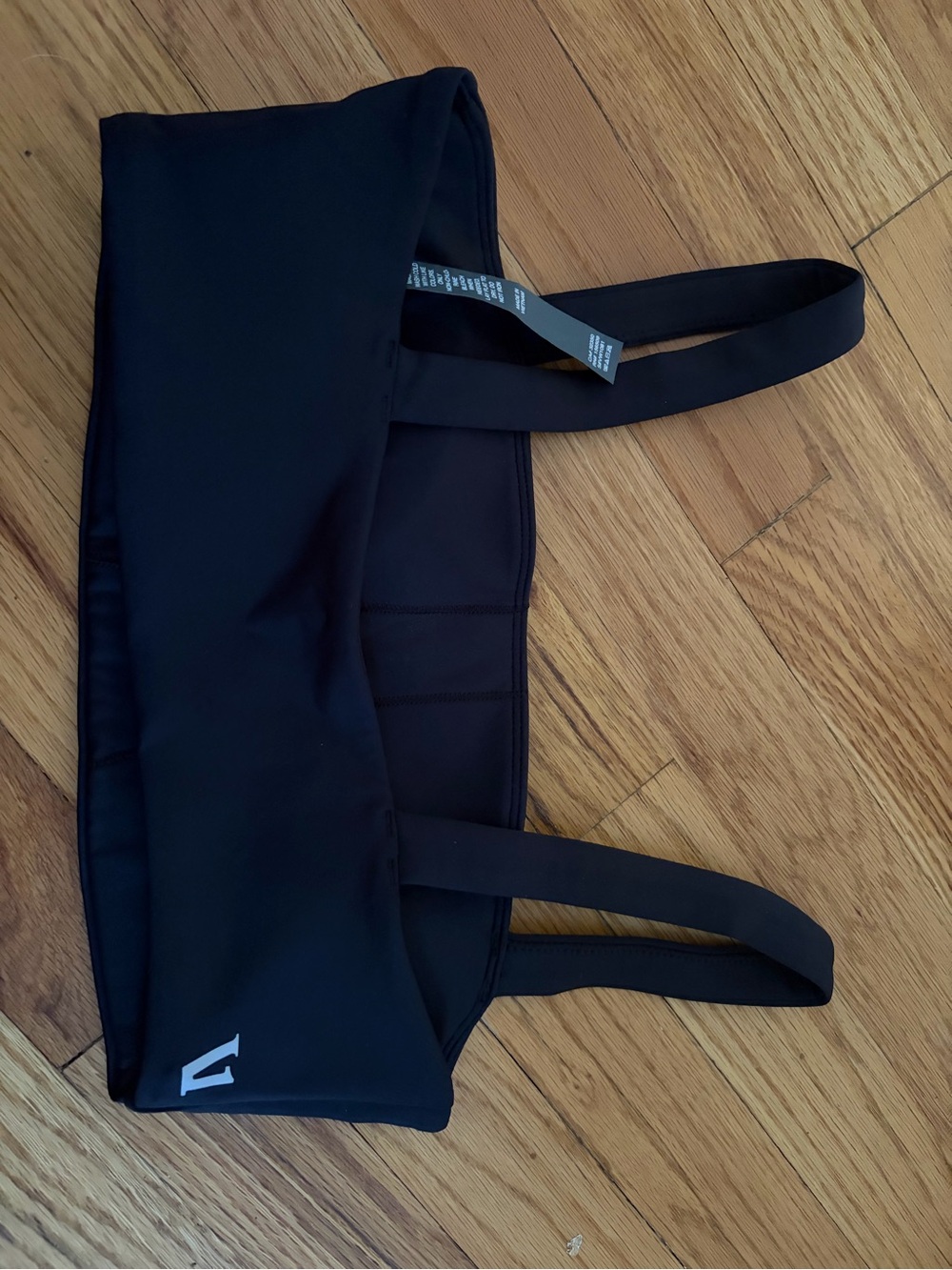 Vuori Black Square-Neck Sports Bra - Picture 2 of 4